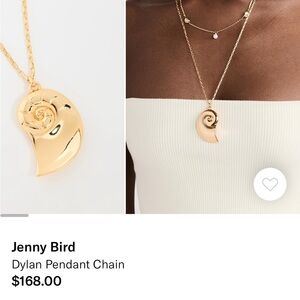 Jenny Bird Gold Dylan Pendant Necklace